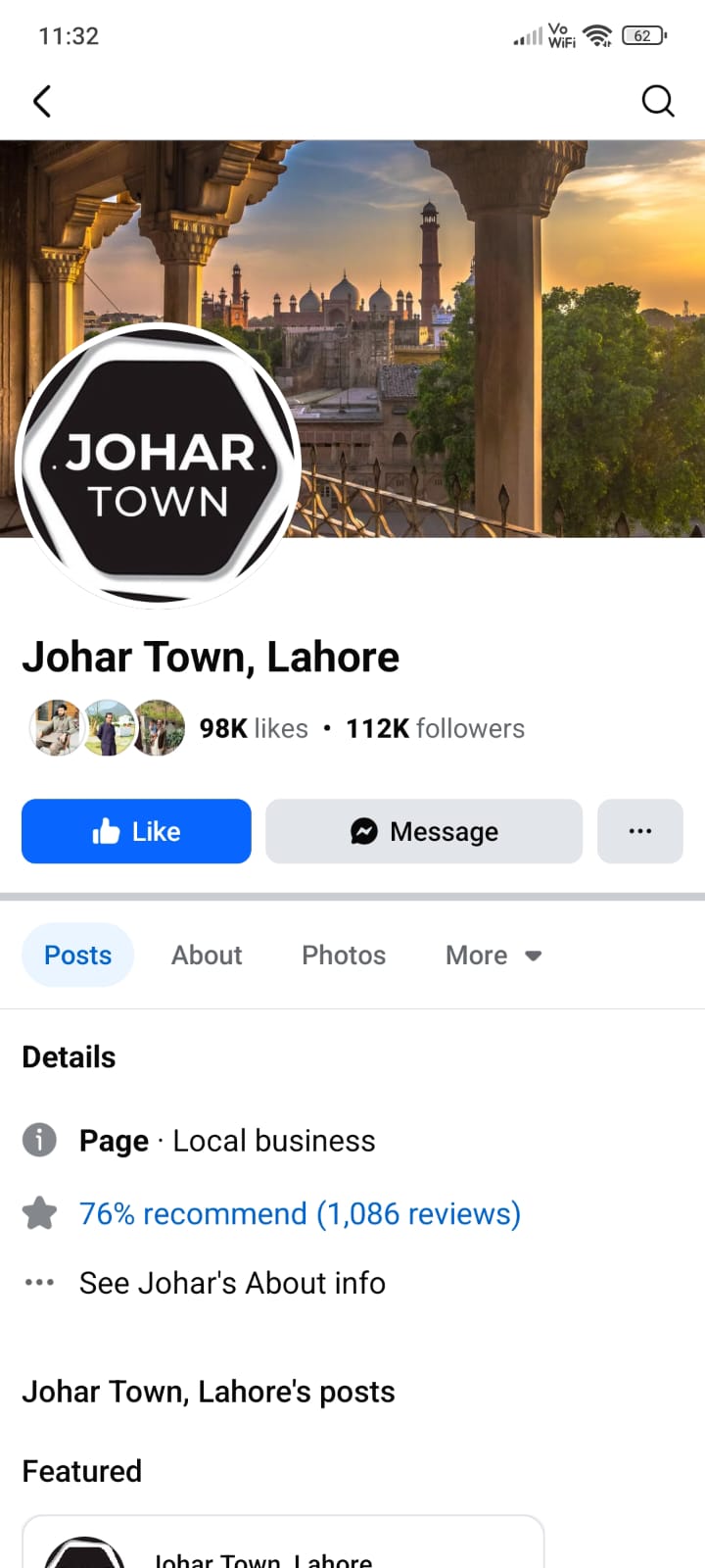 johar town lahore
