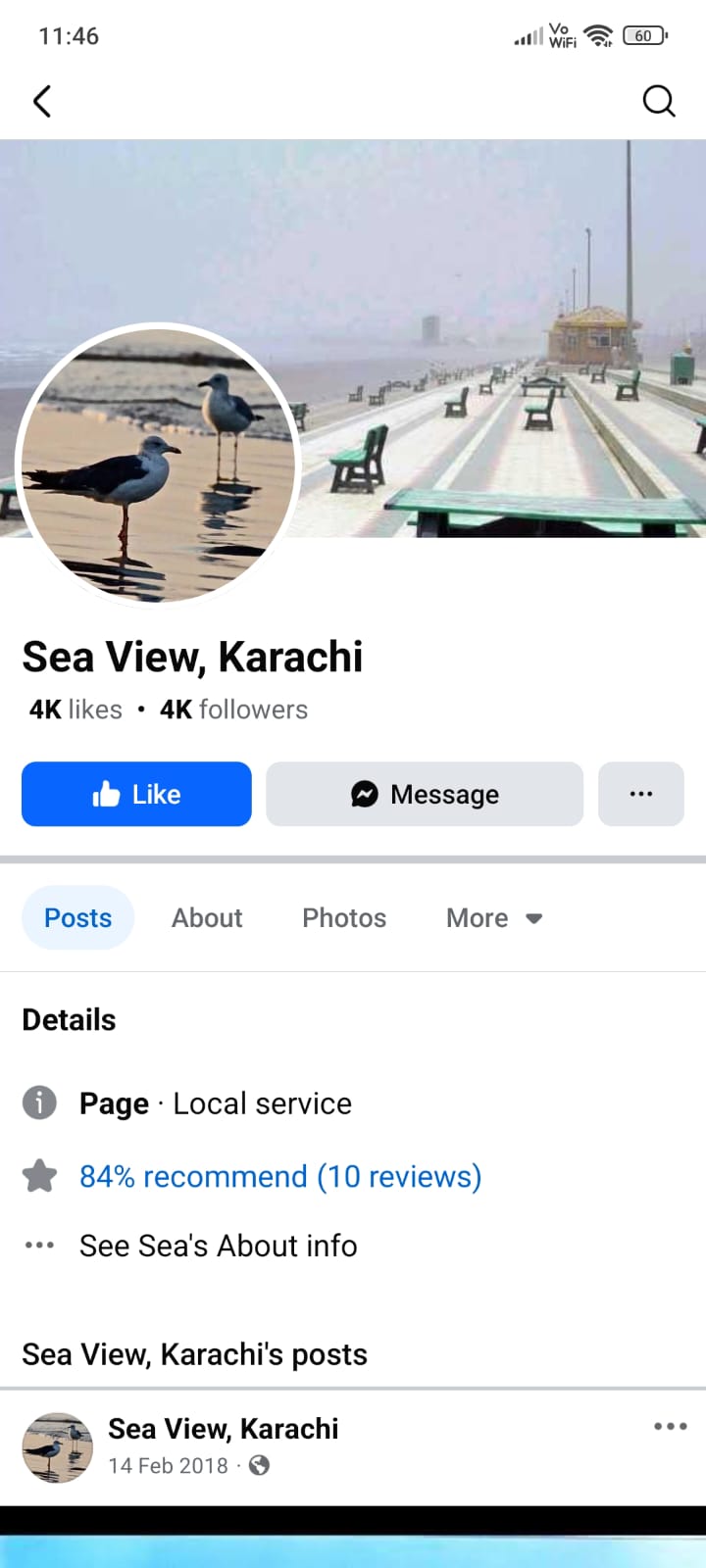 sea view karachi